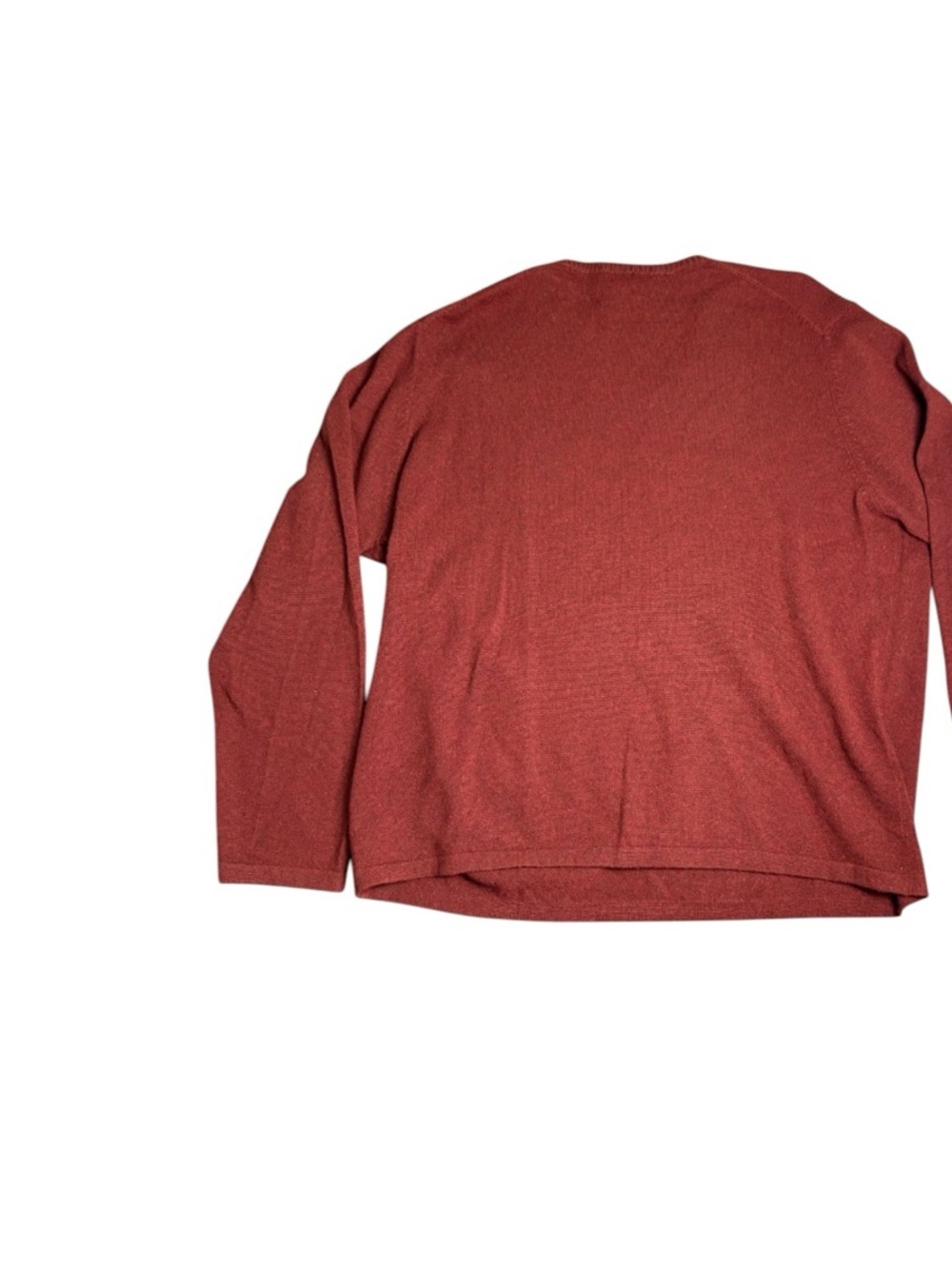Brooks Brothers Sport Lambswool V-Neck Sweater Red Size L - Picture 2 of 7